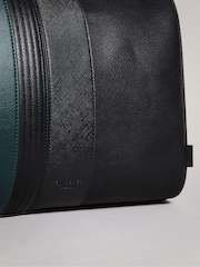 Ted Baker Black Evyday Striped Pu Holdall - Image 7 of 9