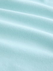 Mint Green Plain Zip Through Hoodie (3-16yrs) - Image 4 of 4