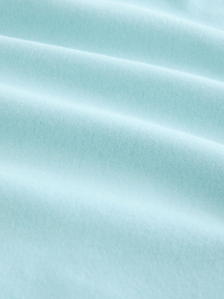 Mint Green Plain Zip Through Hoodie (3-16yrs) - Image 4 of 4