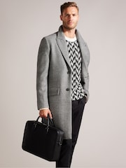 Ted Baker Black 100% Cotton Kaden Pu Webbing Document Bag - Image 2 of 8
