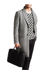 Ted Baker Black 100% Cotton Kaden Pu Webbing Document Bag - Image 3 of 8