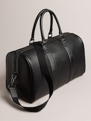 Ted Baker Black Waylin House Check Pu Holdall - Image 2 of 6