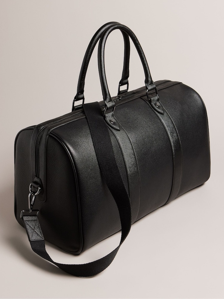 Ted Baker Black Waylin House Check Pu Holdall - Image 2 of 6