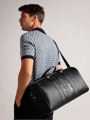 Ted Baker Black Waylin House Check Pu Holdall - Image 6 of 6