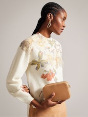 Ted Baker Nude Mini Stunna Webbing Cross-Body Bag - Image 1 of 6