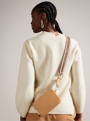 Ted Baker Nude Mini Stunna Webbing Cross-Body Bag - Image 2 of 6