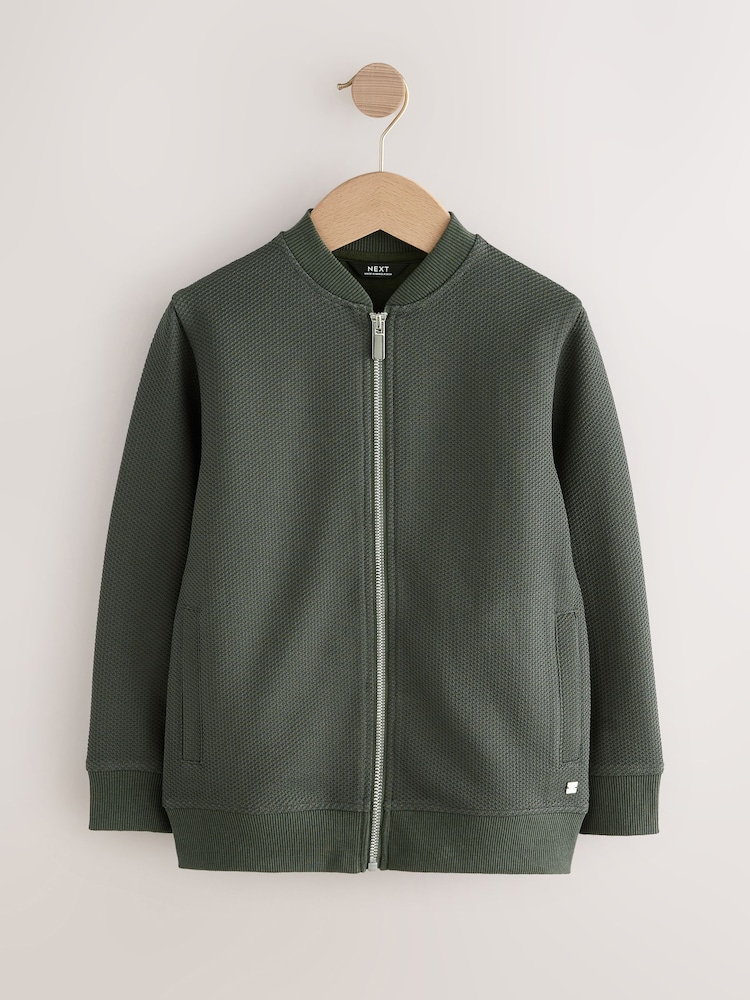 Khaki Smart Bomber Jacket (3-16yrs) - Image 1 of 5
