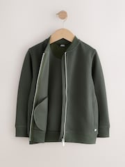Khaki Smart Bomber Jacket (3-16yrs) - Image 2 of 5