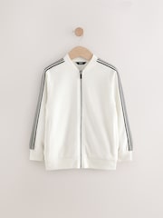 Ecru White Smart Bomber Jacket (3-16yrs) - Image 1 of 4