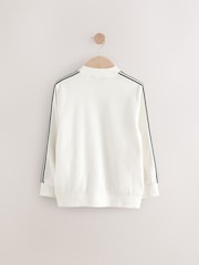 Ecru White Smart Bomber Jacket (3-16yrs) - Image 2 of 4