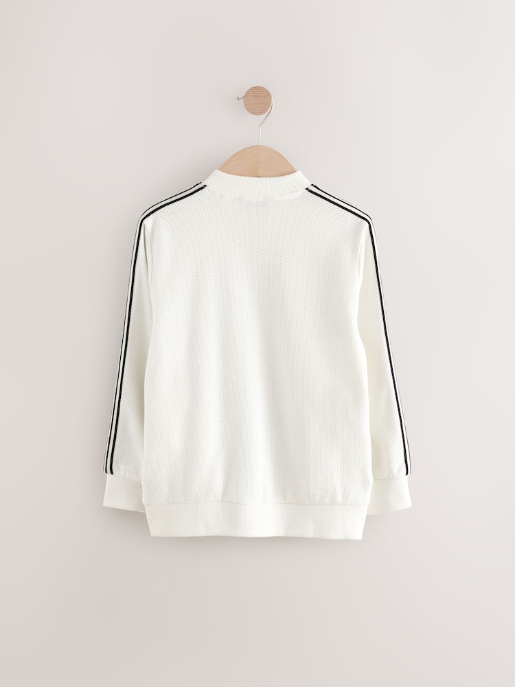 Ecru White Smart Bomber Jacket (3-16yrs) - Image 2 of 4
