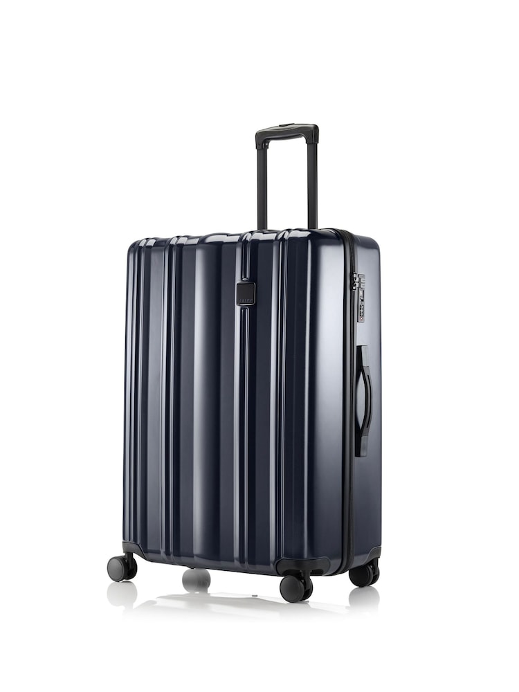 Tripp Blue Large Retro 4 Wheel Travel Suitcase - Image 1 of 4