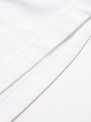 Ted Baker White Kornka 100% Cotton Relaxed Heavy T-Shirt - Image 8 of 8