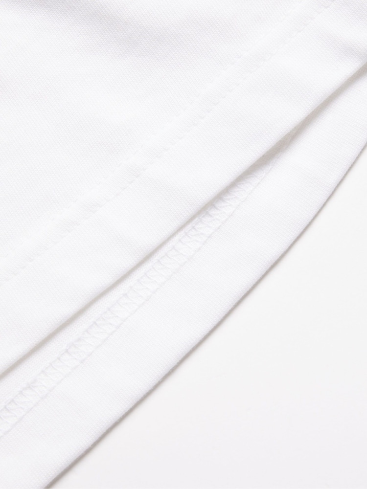 Ted Baker White Kornka 100% Cotton Relaxed Heavy T-Shirt - Image 8 of 8
