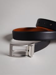 Ted Baker Black Karmer Reversible Leather Belt - Image 2 of 4