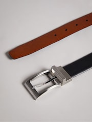 Ted Baker Black Karmer Reversible Leather Belt - Image 3 of 4