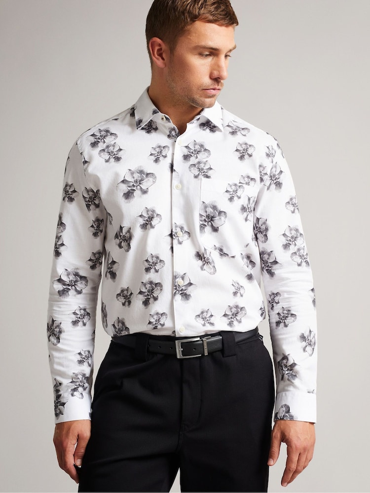 Ted Baker Black Karmer Reversible Leather Belt - Image 4 of 4