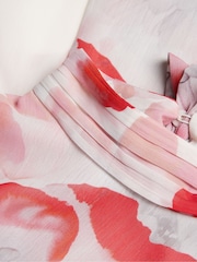 Ted Baker Cream Ladon Tie Neck Long Sleeve Blouse - Image 7 of 8