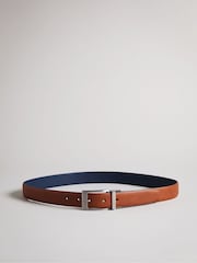 Ted Baker Brown Karmer Reversible Leather Belt - Image 3 of 5