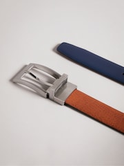Ted Baker Brown Karmer Reversible Leather Belt - Image 4 of 5