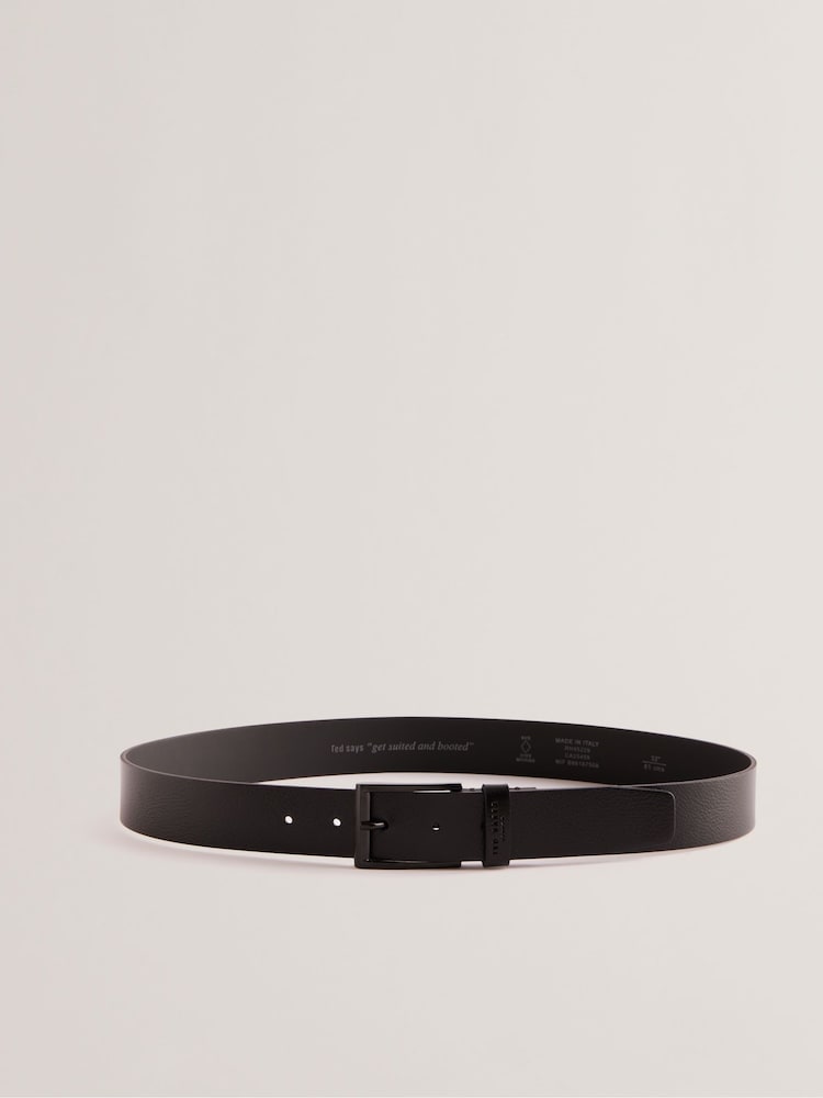 Ted Baker Black Lanvi Leather Belt - Image 1 of 3