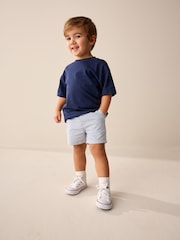 Blue Ticking Stripe Chinos Shorts (3mths-7yrs) - Image 2 of 8