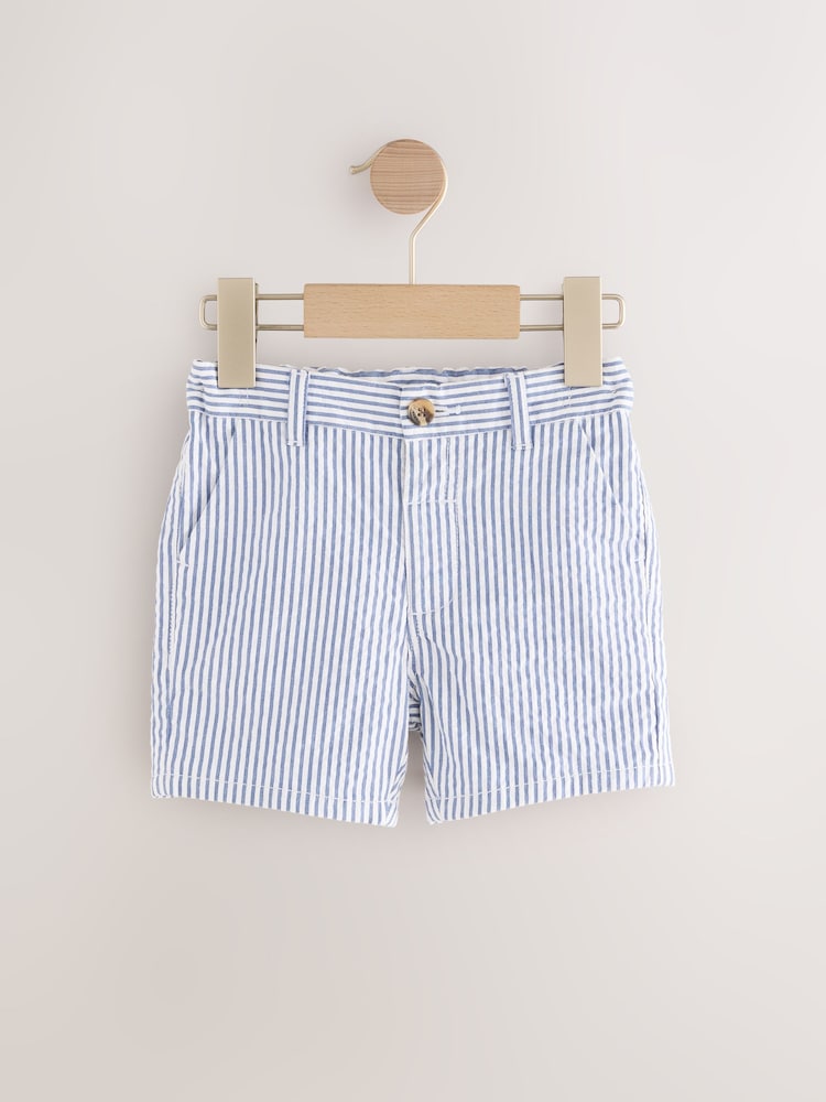 Blue Ticking Stripe Chinos Shorts (3mths-7yrs) - Image 5 of 8