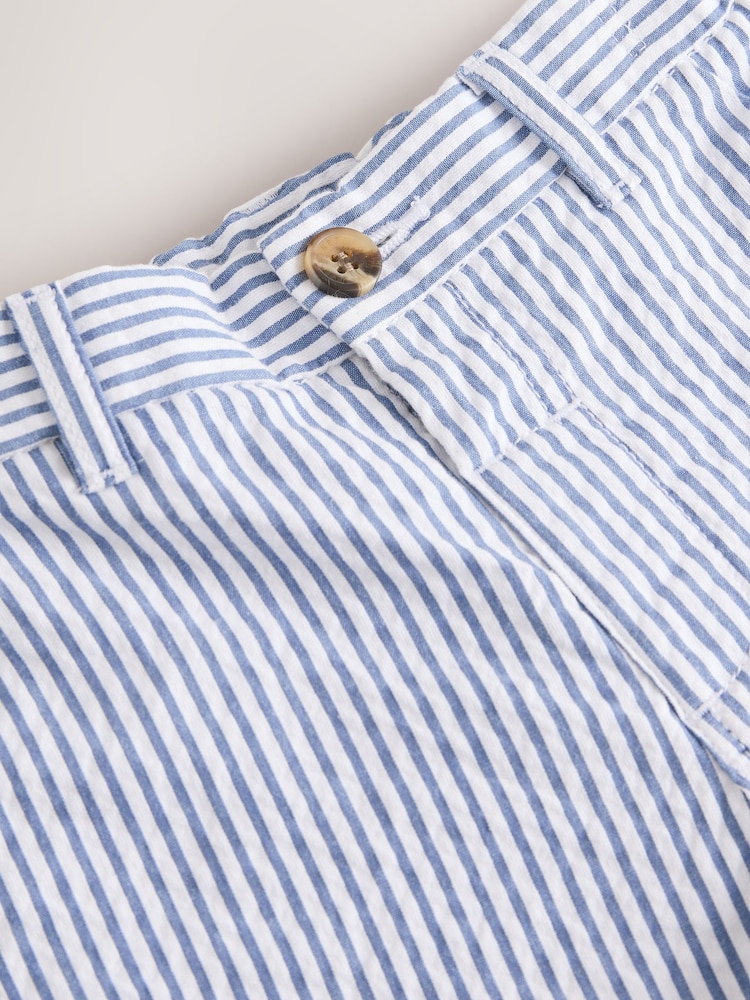 Blue Ticking Stripe Chinos Shorts (3mths-7yrs) - Image 7 of 8