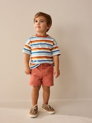 Rust Brown Chinos Shorts (3mths-7yrs) - Image 2 of 8