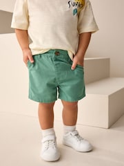 Green Chinos Shorts (3mths-7yrs) - Image 1 of 8