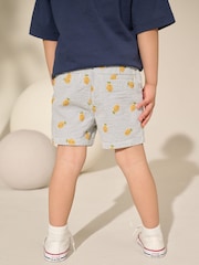 Ticking Stripe with Lemon All Over Printed Chinos Shorts (3mths-7yrs) - Image 3 of 8