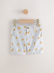 Ticking Stripe with Lemon All Over Printed Chinos Shorts (3mths-7yrs) - Image 5 of 8