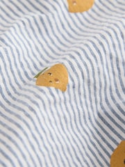 Ticking Stripe with Lemon All Over Printed Chinos Shorts (3mths-7yrs) - Image 7 of 8