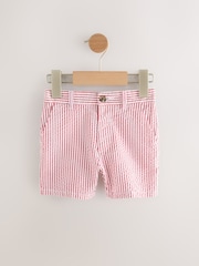 Red/White Stripe Chinos Shorts (3mths-7yrs) - Image 4 of 7
