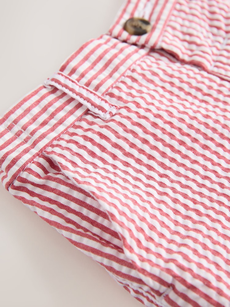 Red/White Stripe Chinos Shorts (3mths-7yrs) - Image 7 of 7