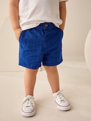 Blue Stripe Chinos Shorts (3mths-7yrs) - Image 1 of 8