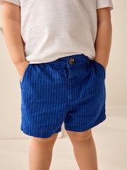Blue Stripe Chinos Shorts (3mths-7yrs) - Image 2 of 8