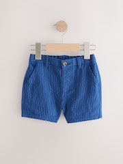Blue Stripe Chinos Shorts (3mths-7yrs) - Image 5 of 8