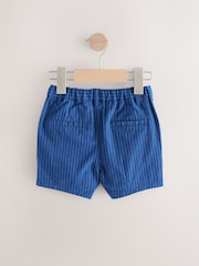 Blue Stripe Chinos Shorts (3mths-7yrs) - Image 6 of 8