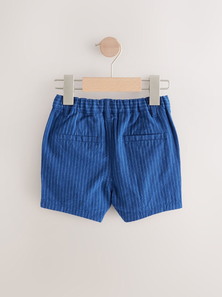 Blue Stripe Chinos Shorts (3mths-7yrs) - Image 6 of 8