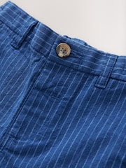 Blue Stripe Chinos Shorts (3mths-7yrs) - Image 7 of 8