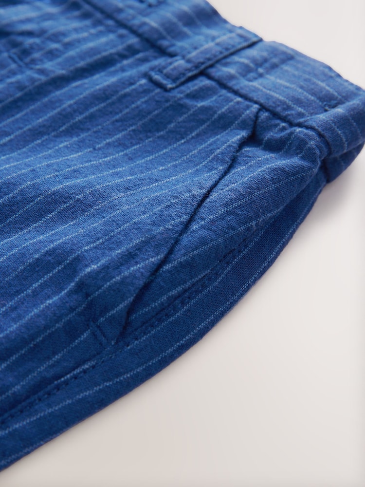 Blue Stripe Chinos Shorts (3mths-7yrs) - Image 8 of 8