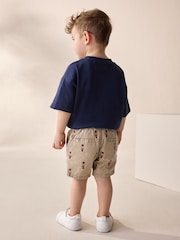 Stone Embroidered London Chinos Shorts (3mths-7yrs) - Image 3 of 7