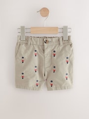 Stone Embroidered London Chinos Shorts (3mths-7yrs) - Image 7 of 7