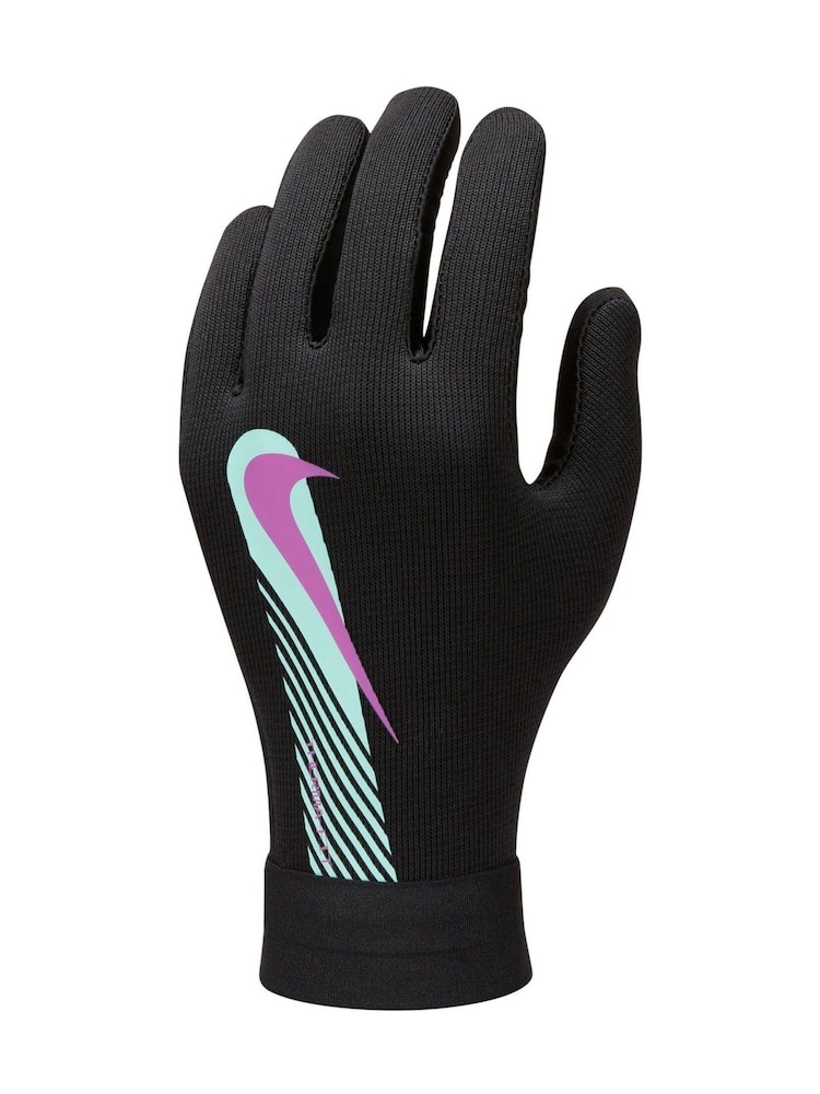 Nike Black/chrome Youth Academy ThermaFIT Football Gloves - Image 1 of 2