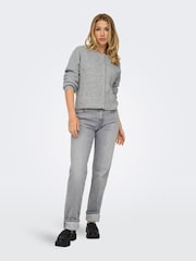 JDY Pearl Button Rib Knit pletena jopa - Slika 4 iz 8