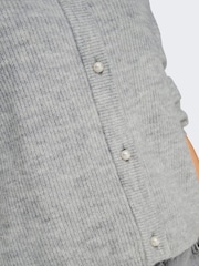 JDY Pearl Button Rib Knit pletena jopa - Slika 6 iz 8
