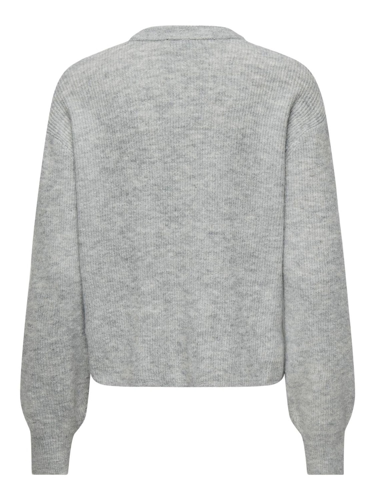 JDY Pearl Button Rib Knit pletena jopa - Slika 8 iz 8