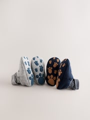 Blue Mummy And Daddy Baby Booties Socks 2 Pack (0-24 months) (0-2mths) - Image 4 of 7