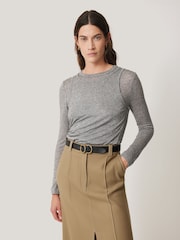 Jigsaw Grey Layered Tank & Top Set - Image 1 of 6